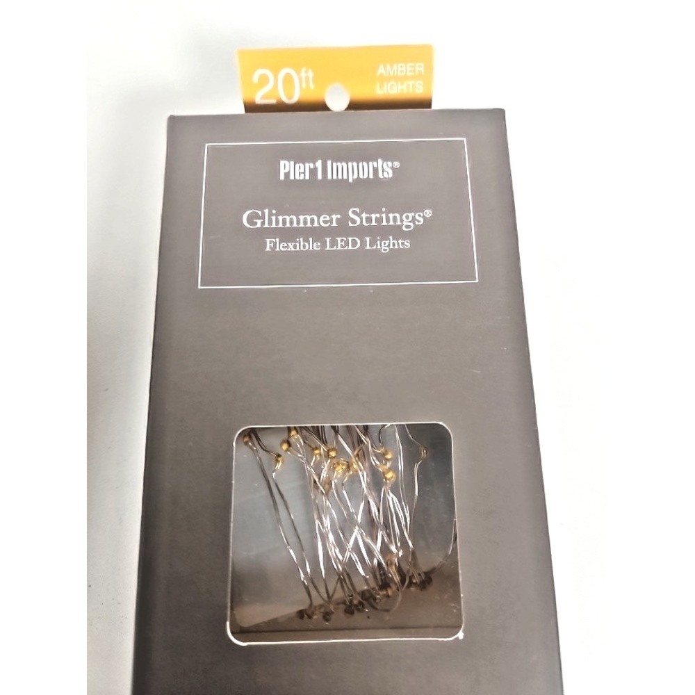 Pier 1 Imports 20 Foot Glimmer String 120 Lights New